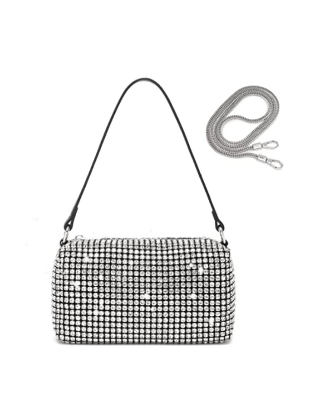 Rhinestone Clutch Evening Bag Sparkly Crystal Purse for Weddings Parties